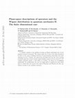 Research paper thumbnail of Phase-space descriptions of operators and the Wigner distribution in quantum mechanics II. The finite dimensional case