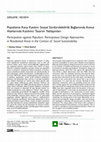 Research paper thumbnail of Popülizme Karşı Katılım: Sosyal Sürdürülebilirlik Bağlamında Konut Alanlarında Katılımcı Tasarım Yaklaşımları