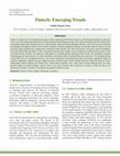 Research paper thumbnail of Fintech: Emerging Trends