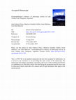 Research paper thumbnail of Geomorphological evidences of paleosurge activity in Lake Viedma Lobe, Patagonia, Argentina