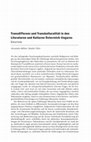 Research paper thumbnail of Transdifferenz und Transkulturalität in den Literaturen und Kulturen Österreich-Ungarns