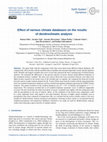 Research paper thumbnail of Effect of various climate databases on the results of dendroclimatic analysis