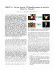 Research paper thumbnail of PERCH 2.0 : Fast and Accurate GPU-based Perception via Search for Object Pose Estimation