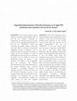 Research paper thumbnail of Seguridad internacional y Derechos humanos en el siglo XXI: problemas ético-jurídicos del uso de los drones