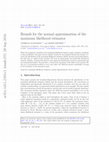 Research paper thumbnail of Bounds for the normal approximation of the maximum likelihood estimator