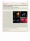 Research paper thumbnail of Transthoracic echocardiographic imaging in diagnosis of post-operative left ventricular pseudoaneurysm