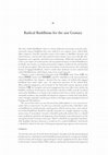 Research paper thumbnail of 17 — Radical Buddhism for the 21st century