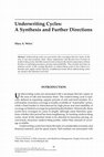 Research paper thumbnail of Underwriting cycles: a synthesis and further direction