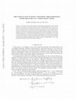 Research paper thumbnail of First Critical Field of Highly Anisotropic Three-Dimensional Superconductors via a Vortex Density Model