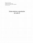 Research paper thumbnail of FICHAS LATÍN II COMPLETAS