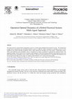 Research paper thumbnail of Operation Optimal Dynamics of a Hybrid Electrical System: Multi-agent Approach