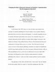 Research paper thumbnail of The Development of Bioone: Changing the Role of Research Libraries in Scholarly Communication