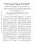 Research paper thumbnail of Reconstructing the Poynting vector skew angle and wavefront of optical vortex beams via two-channel moiré deflectometery