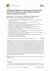 Research paper thumbnail of A Predictive Model for Assessing the Impact of the COVID-19 Pandemic on the Economies of Some Eastern European Countries