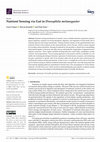 Research paper thumbnail of Nutrient Sensing via Gut in Drosophila melanogaster