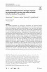 Research paper thumbnail of COVID-19 and Organized Crime: Strategies employed by criminal groups to increase their profits and power in the first months of the pandemic