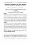 Research paper thumbnail of Contribution à l'optimisation des coques sphériques par l'analyse limite et les algorithmes génétiques