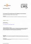 Research paper thumbnail of An examination of accounting practices and challenges of micro-businesses: empirical evidence from Scotland