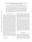 Research paper thumbnail of Maximal Anderson Localization and Suppression of Surface Plasmons in Two-Dimensional Random Au Networks