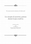 Research paper thumbnail of Los conceptos de auctoritas y potestas durante la época moderna