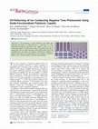 Research paper thumbnail of UV-Patterning of Ion Conducting Negative Tone Photoresists Using Azide-Functionalized Poly(Ionic Liquid)s