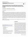 Research paper thumbnail of AHP-based spatial analysis of water quality impact assessment due to change in vehicular traffic caused by highway broadening in Sikkim Himalaya