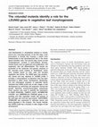 Research paper thumbnail of The rotunda2 mutants identify a role for the LEUNIG gene in vegetative leaf morphogenesis