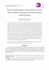 Research paper thumbnail of Motives Underlying Organic Food Consumption in Turkey: Impact of Health, Environment, and Consumer Values on Purchase Intentions