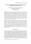 Research paper thumbnail of Evaluation of Computer-Based Learning Materials in Agricultural Information Dissemination in Sri Lanka