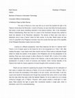 Research paper thumbnail of Veneration Without Understanding Reflection Paper