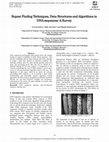 Research paper thumbnail of Repeat Finding Techniques, Data Structures and Algorithms in DNA sequences: A Survey