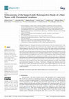 Research paper thumbnail of Schwannoma of the Upper Limb: Retrospective Study of a Rare Tumor with Uncommon Locations