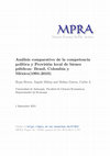 Research paper thumbnail of A Comparative Analysis of Political Competition and Local Provision of Public Goods: Brazil, Colombia and Mexico(1991-2010)