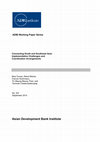 Research paper thumbnail of Connecting South and Southeast Asia: Implementation Challenges and Coordination