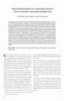 Research paper thumbnail of Social discrimination in community forestry: Socio-economic and gender perspectives