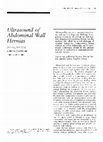 Research paper thumbnail of Ultrasound of Abdominal Wall Hernias