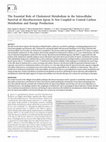 Research paper thumbnail of The essential role of cholesterol metabolism in the intracellular survival of Mycobacterium leprae is not coupled to central carbon metabolism and energy production