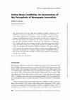 Research paper thumbnail of Online News Credibility: An Examination of the Perceptions of Newspaper Journalists