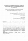 Research paper thumbnail of A Análise Do Comprometimento No Trabalho De Servidores Públicos Do Poder Judiciário