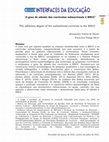 Research paper thumbnail of O grau de adesão dos currículos subnacionais à BNCC