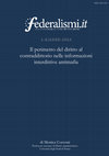 Research paper thumbnail of Il perimetro del diritto al contraddittorio nelle informazioni interdittive antimafia