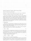 Research paper thumbnail of Algebraic Methods for Computer Aided Geometric Design