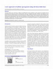 Research paper thumbnail of A new approach to facilitate apexogenesis using soft tissue diode laser