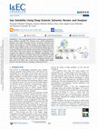 Research paper thumbnail of Gas Solubility Using Deep Eutectic Solvents: Review and Analysis