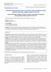 Research paper thumbnail of Outcome and prognostic factors of primary gastrointestinal stromal tumours following complete surgical resection