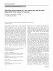 Research paper thumbnail of Molecular characterization of a new begomovirus and divergent alphasatellite from tomato in Cameroon