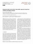 Research paper thumbnail of Integrated multi-criteria flood vulnerability approach using fuzzy TOPSIS and Delphi technique