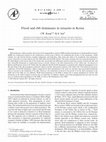 Research paper thumbnail of Flood and ebb dominance in estuaries in Korea