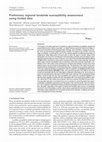 Research paper thumbnail of Preliminary regional landslide susceptibility assessment using limited data