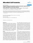 Research paper thumbnail of Design of improved membrane protein production experiments: Quantitation of the host response